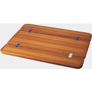 Sammenklappelig bordplade i teak Roca Miami, rektangulær, 80 x 60 cm