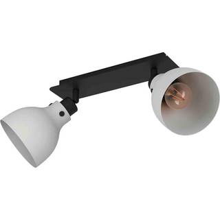 Matlock loftspot, længde 52 cm, grå/sort, 2 lyskilder.