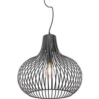 Moderne pendellampe sort 48 cm - Saffira