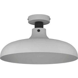 Matlock loftlampe, Ø 38 cm, grå/sort