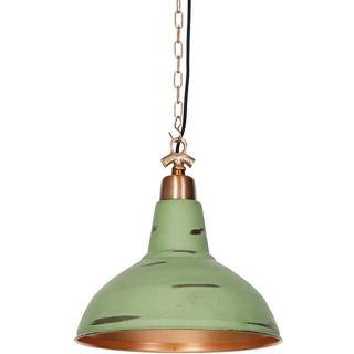 Industriel pendellampe antik kobber - Goliath