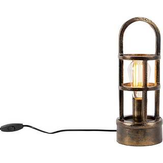 Art Deco bordlampe bronze 35 cm - Kevie