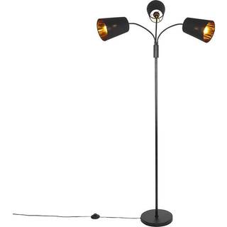 Moderne gulvlampe sort 3-lys - Carmen