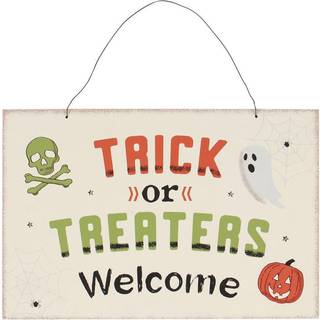 Trick or Treaters Welcome Schild 20x30cm