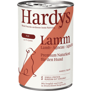 HARDYS Manufaktur Rent vådfoder lam 87.38 DKK/1 kg (6 x 400.0g)
