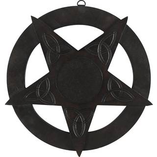 Pentagramm Wandbild aus Holz 30,5cm
