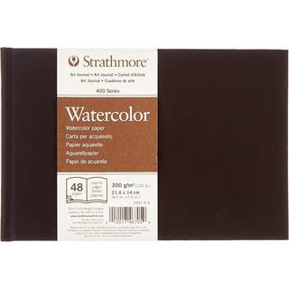 Strathmore Serie 400 Cold Press Watercolour Hardbound Book Skitsebog 22 x 14 cm 300 g