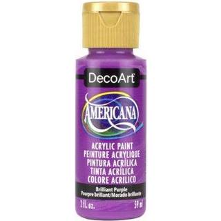 Decoart 2 ounce strålende lilla americana håndværk maling 2 oz