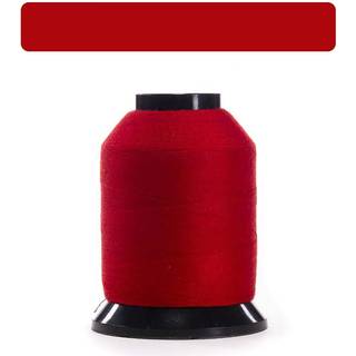 Finesse tråd solide farver | 100% polyester 3Ply 50WT | Trådkegler | 100% polyestertråd til quiltning og syning (Ruby Red 1 100 yards)