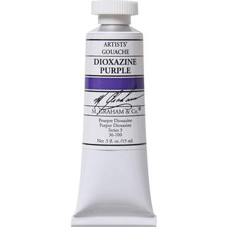 M. graham 1/2-ounce tube gouache maling dioxazin lilla