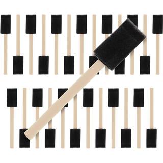 US Art Supply 1 tommer skum svamp tr?h?ndtag pensel s?t (v?rdipakke p? 25) - let holdbar og fantastisk til acrylics pletter lakker h?ndv?rk kunst