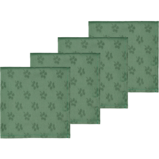 Södahl Forget-me-not damask mundserviet green 4 stk.