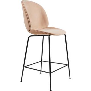 GUBI Beetle Fully Upholstered barstol lav Sunday 034-black