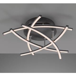Cross LED-loftlampe, Tunable White, 5 lk., messing