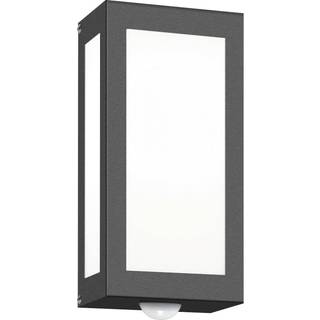 Udendørs væglampe Aqua Rain, antracit, sensor