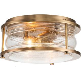 Ashland Bay loftlampe til bad, Ø 30,5 cm, messing