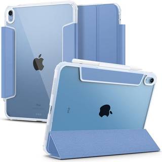 iPad 11" (2025) / iPad 10.9" (2024/2022) Spigen Ultra Hybrid Pro Flip Cover - Gennemsigtig / Blå