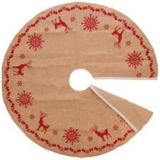 Celebrate Scandinavia juletræstæppe natur jute Ø120 cm