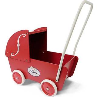 Mami baby trædukkevogn - rød