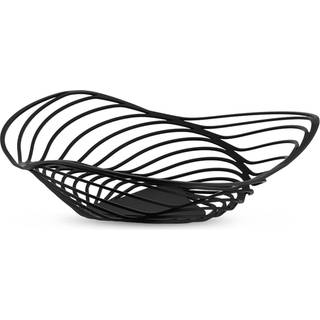 Alessi Serving And Trays - 'Trinity' basket, black in Black Stainless steel