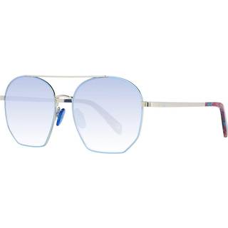 United Colors of Benetton 7032 679 55 Solbriller Kvinder Blue - Blue Gold - 55mm