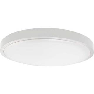 V-Tac 24W LED loftslampe - Ø29,5cm, Højde: 5,5cm, hvid kant, inkl. lyskilde - Dæmpbar : Ikke dæmpbar, Kulør : Varm