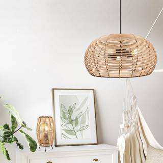 Inga-pendel med rattan-skærm Ø 50 cm