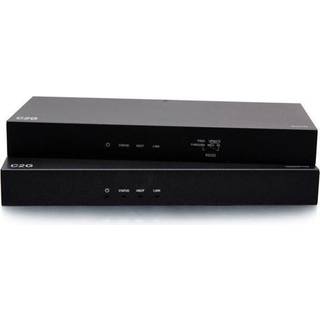 C2G HDMI® HDBaseT + 3.5mm, USB-B to A, and RS232 over Cat Extender Box Transmitter to Box Receiver - 4K 60Hz