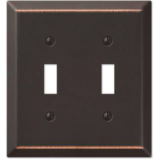 Wallplate 2Tog AB (pakke p? 1)