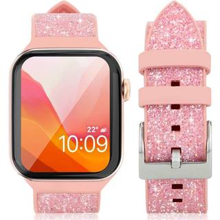 Apple Watch Crystal rem 38/40/41/42mm - Lyserød