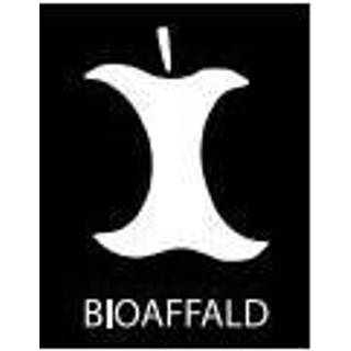 Piktogram til Bioaffald 12 x 12 cm Fritlagt hvid (115)