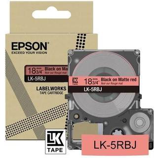 EPSON Matte Red/Black 18mm LK-5RBJ
