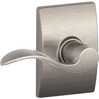 Century Trim med Accent Hall og Closet Lever Satin Nickel (F10 ACC 619 CEN)