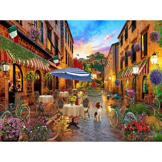 Vermont Christmas Company, der cykler gennem Italien Jigsaw Puzzle 550 Piece