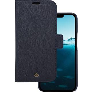 Dbramante1928 iPhone 12/12 Pro New York 2-i-en Læder Flipcover - Mørkeblå