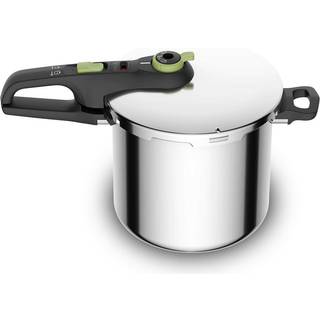 Secure Trendy trykkoger inkl. dampkurv, 8 liter