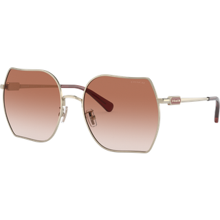 Coach HC7142 CD476 942913 58 Solbriller Kvinder Guld - Pale Gold - 58mm