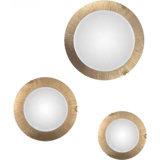 Kolarz Moon Sun væglampe, guld, Ø 50 cm