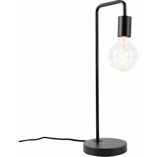 Moderne sort bordlampe - Facil