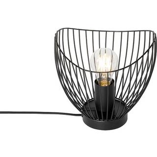Moderne bordlampe sort 20 cm - Pua