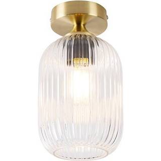 Art Deco loftslampe messing - Banci
