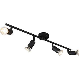 Industriel spotlight sort vippbar 4-lys - Jeany