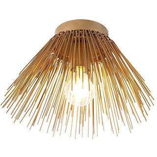 Art Deco loftslampe guld - Broom