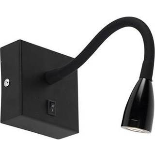 Moderne fleksibel væglampe sort LED - Flex
