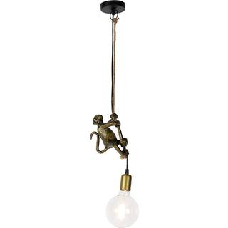 Vintage pendellampe guld - Animal Monkey