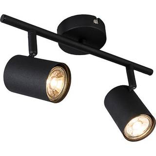 Moderne spotlight sort 2-lys vippebar - Jeana