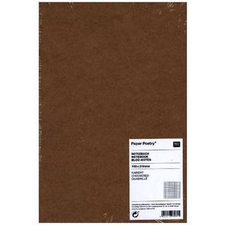 Paper Poetry Notizbuch A5 Kraftpapier kariert
