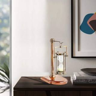 Timeglas med stativ 30 minutter bronze