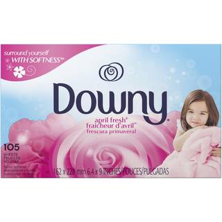 Downy Fabric Softener Dryer Sheets April Fresh 105 Count
