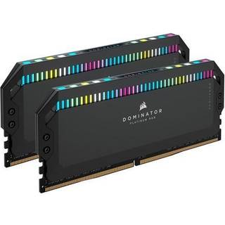 Corsair Dominator Platinum RGB DDR5-6600 - 64GB - CL32 - Dual Channel (2 pcs) - Intel XMP - Sort med RGB